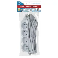 ESPERANZA POWER STRIP 4 SOCKETS 3M WHITE – pilt 3