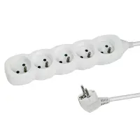 ESPERANZA POWER STRIP 5 SOCKETS 1.5M WHITE
