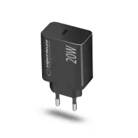 ESPERANZA QUICK POWER CHARGER 20W USB-C PD BLACK