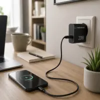 ESPERANZA QUICK POWER CHARGER 20W USB-C PD BLACK – pilt 6