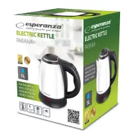 ESPERANZA ELECTRIC KETTLE PARANA 1.0 L WHITE – pilt 3