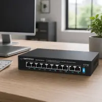 ESPERANZA 8 PoE + 2 UPLINK PORT ETHERNET SWITCH 10/100 SPOTTER – pilt 7
