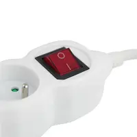 ESPERANZA POWER STRIP 4 SOCKETS SWITCH 1.5M WHITE – pilt 2