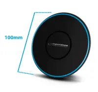 ESPERANZA WIRELESS INDUCTION CHARGER 10W QUANTUM – pilt 3