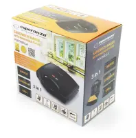 ESPERANZA SANDWICH MAKER 700W WITH REMOVABLE PLATES PORTABELLA BLACK – pilt 5