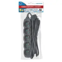 ESPERANZA POWER STRIP 5 SOCKETS 3M BLACK – pilt 4