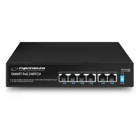 ESPERANZA 4 PoE + 2 UPLINK PORT ETHERNET SWITCH 10/100/1000 GOLIATH