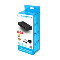 ESPERANZA 5 PORT ETHERNET SWITCH 10/100 FLUX – pilt 3