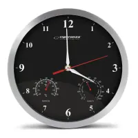 ESPERANZA WALL CLOCK WASHINGTON BLACK