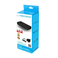 ESPERANZA 8 PORT ETHERNET SWITCH 10/100/1000 NOVA – pilt 2