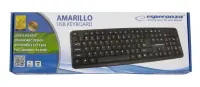 ESPERANZA WIRED USB KEYBOARD AMARILLO – pilt 4