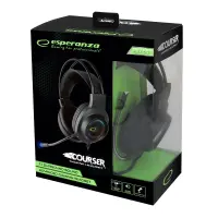 ESPERANZA STEREO HEADPHONES WITH MICROPHONE AND 7.1 SURROUND SOUND COURSER – pilt 2