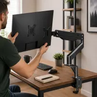 ESPERANZA DESK HOLDER WITH GAS SPRING FOR COMPUTER MONITOR 17"-27" FONOS – pilt 4