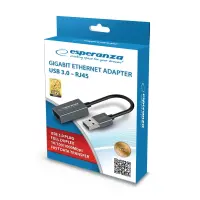 ESPERANZA GIGABIT ETHERNET 1000 MBPS ADAPTER USB 3.0–RJ45 – pilt 6