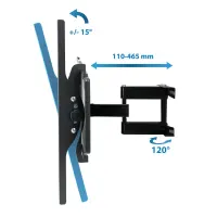 ESPERANZA TV WALL MOUNT 26"-70" TITAN – pilt 2