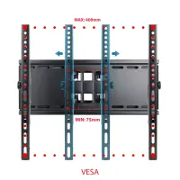 ESPERANZA TV WALL MOUNT 26"-70" TITAN – pilt 10