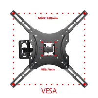 ESPERANZA TV WALL MOUNT 26"-70" PROTEUS – pilt 2