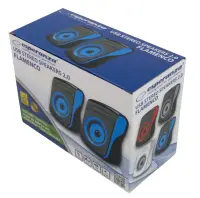 ESPERANZA USB STEREO SPEAKERS 2.0 FLAMENCO BLACK/BLUE – pilt 2