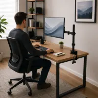 ESPERANZA DESK HOLDER FOR COMPUTER MONITOR 10"-27" HORKOS – pilt 2