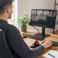 ESPERANZA MICROPHONE CHAT DESKTOP RED – pilt 5