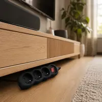 ESPERANZA POWER STRIP 3 SOCKETS SWITCH 3M BLACK – pilt 2