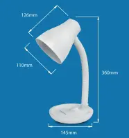 ESPERANZA DESK LAMP E27 ATRIA WHITE