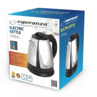 ESPERANZA ELECTRIC KETTLE SPRING 1.0 L SILVER – pilt 3