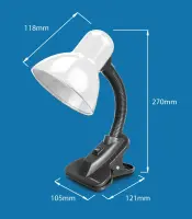 ESPERANZA DESK LAMP E27 PROCYON WHITE – pilt 5