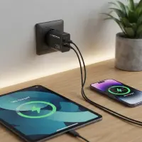 ESPERANZA QUICK POWER CHARGER 20W USB-C PD 20W / USB-A QC 3.0 18W BLACK – pilt 6