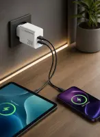 ESPERANZA QUICK POWER CHARGER 20W USB-C PD 20W / USB-A QC 3.0 18W WHITE – pilt 8