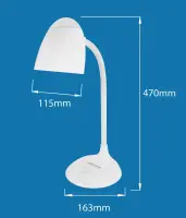 ESPERANZA DESK LAMP E27 ELECTRA RED – pilt 2