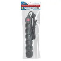 ESPERANZA POWER STRIP 6 SOCKETS SWITCH 1.5M BLACK – pilt 7