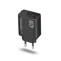 ESPERANZA QUICK POWER CHARGER 42W USB-C PD 30W / 2x USB-A 12W