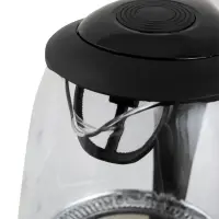 ESPERANZA ELECTRIC GLASS KETTLE WITH LED LIGHT SALTO ANGEL 1.7 L BLACK