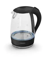 ESPERANZA ELECTRIC GLASS KETTLE WITH LED LIGHT SALTO ANGEL 1.7 L BLACK