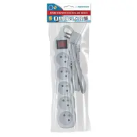 ESPERANZA POWER STRIP 5 SOCKETS SWITCH 1.5M WHITE – pilt 3