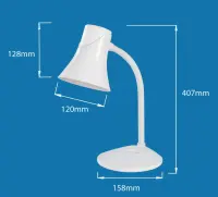ESPERANZA DESK LAMP E27 POLARIS WHITE – pilt 4