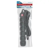ESPERANZA POWER STRIP 6 SOCKETS SWITCH 3M BLACK – pilt 9