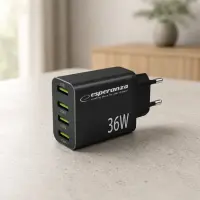 ESPERANZA QUICK POWER CHARGER 36W 4x USB-A QC 3.0 18W – pilt 2