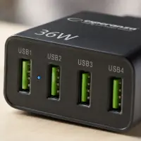 ESPERANZA QUICK POWER CHARGER 36W 4x USB-A QC 3.0 18W – pilt 3