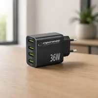 ESPERANZA QUICK POWER CHARGER 36W 4x USB-A QC 3.0 18W – pilt 7