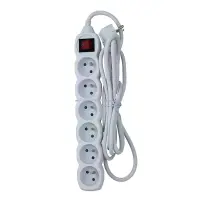 ESPERANZA POWER STRIP 6 SOCKETS SWITCH 3M WHITE – pilt 7
