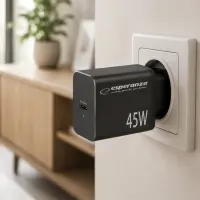 ESPERANZA QUICK POWER CHARGER 45W USB-C PD 45W – pilt 7