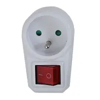 ESPERANZA ELEC. SOCKET SPLITTER 1 SOCKET SWITCH WHITE