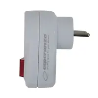 ESPERANZA ELEC. SOCKET SPLITTER 1 SOCKET SWITCH WHITE – pilt 4