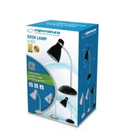 ESPERANZA DESK LAMP E27 ALKES BLACK – pilt 5