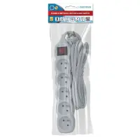 ESPERANZA POWER STRIP 5 SOCKETS SWITCH 3M WHITE – pilt 6