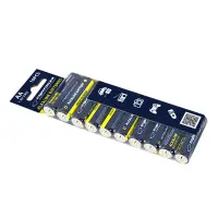 ESPERANZA ALKALINE BATTERIES AA 10PCS. FOIL WRAPPED WITH TAG – pilt 2