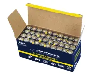 ESPERANZA ALKALINE BATTERIES AAA 10PCS. SHRINK FOIL WRAPPED – pilt 2