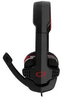 ESPERANZA STEREO HEADPHONES WITH MICROPHONE FOR GAMERS RAVEN RED – pilt 3